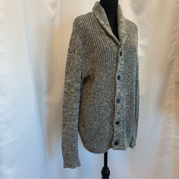 BANANA republic women's green shawl collar knit cardigan sweater Sz M NWOT - Picture 3 of 12